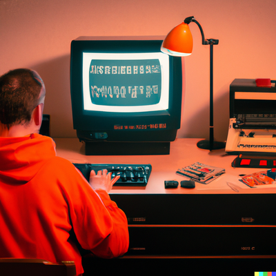 DALL·E 2023-03-11 10.25.32 - a photo of a typical 80s gamer, playing dos game on a 286 pc with CGA monitor.png