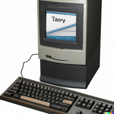 DALL·E 2023-03-27 19.24.35 - a sleek 386 tandy desktop pc running a DOS shareware game.png
