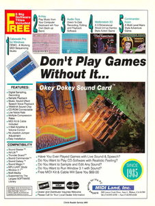 Okey Dokey Sound Card ad January 1993.png