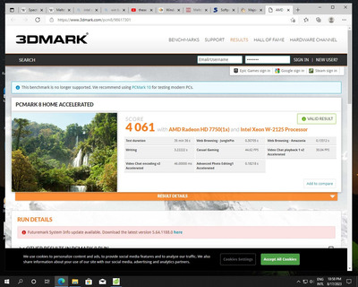 PCMark08 2run OpenCL score  , updated drivers installed.jpg