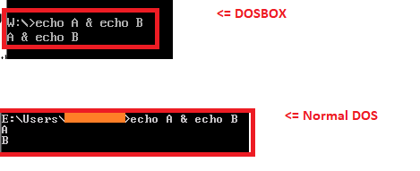 dosbox versus dos ampersand.png