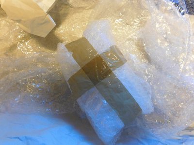 In the bubble wrap inside the wrapping-paper inside the paper inside the box we find... more bubble wrap.jpg