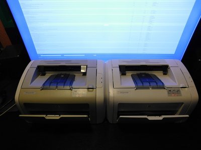 HP laserjet 1020 + 1018 dumpster finds.JPG