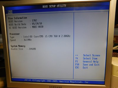 Asus P55D EVO dumpster find BIOS.JPG