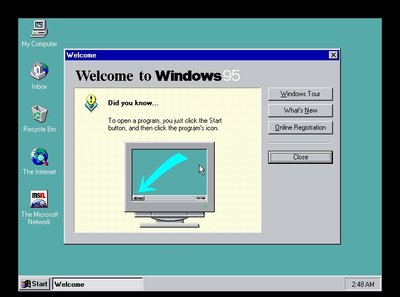 1190-First Windows 95 desktop in UniPCemu.jpg