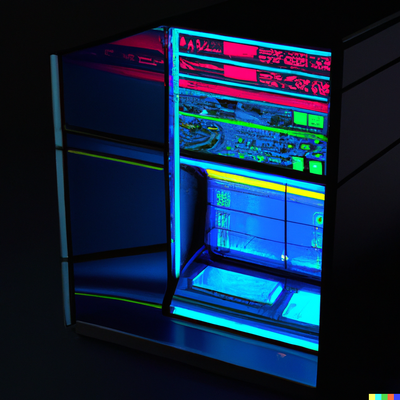 DALL·E 2023-03-11 10.20.34 - 3d render of a mainframe desktop computer, 70s style , star trek style and tron style.png
