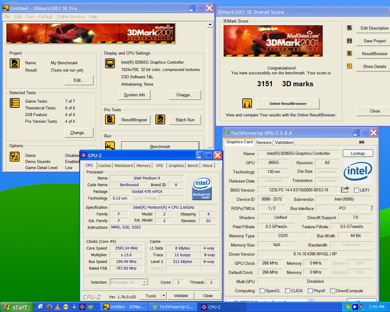 P4 2.60GHz, 4GB RAM, 64MB Intel I865G, 80GB HDD, Windows XP.JPG
