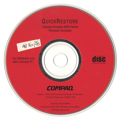 Compaq Presario 4800 Series Restore Disc Image FINAL.png