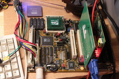 5x86 cpu and pci400 mainboard repaired.JPG